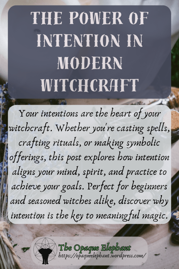 Your intentions are the heart of your witchcraft. Whether you're casting spells, crafting rituals, or making symbolic offerings, this post explores how intention aligns your mind, spirit, and practice to achieve your goals. Perfect for beginners and seasoned witches alike, discover why intention is the key to meaningful magic.