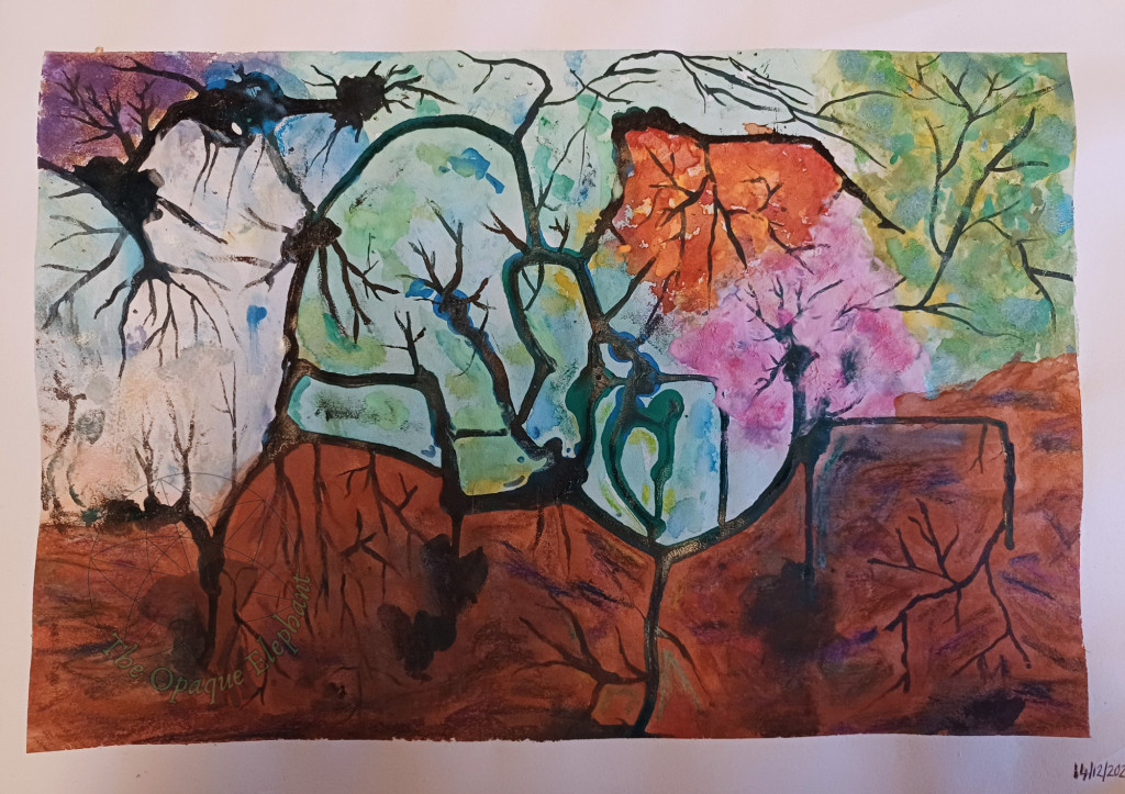 A Journey with Abstract Art: Inky Landscapes