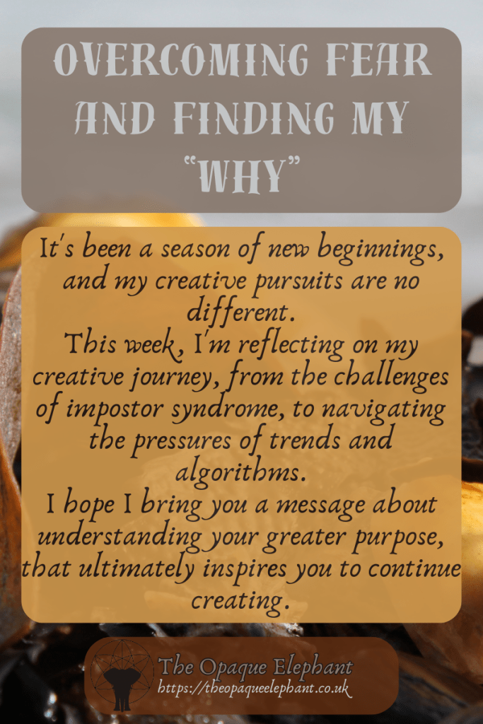 It's been a season of new beginnings, and my creative pursuits are no different.
This week, I'm reflecting on my creative journey, from the challenges of impostor syndrome, to navigating the pressures of trends and algorithms.
I hope I bring you a message about understanding your greater purpose, that ultimately inspires you to continue creating.