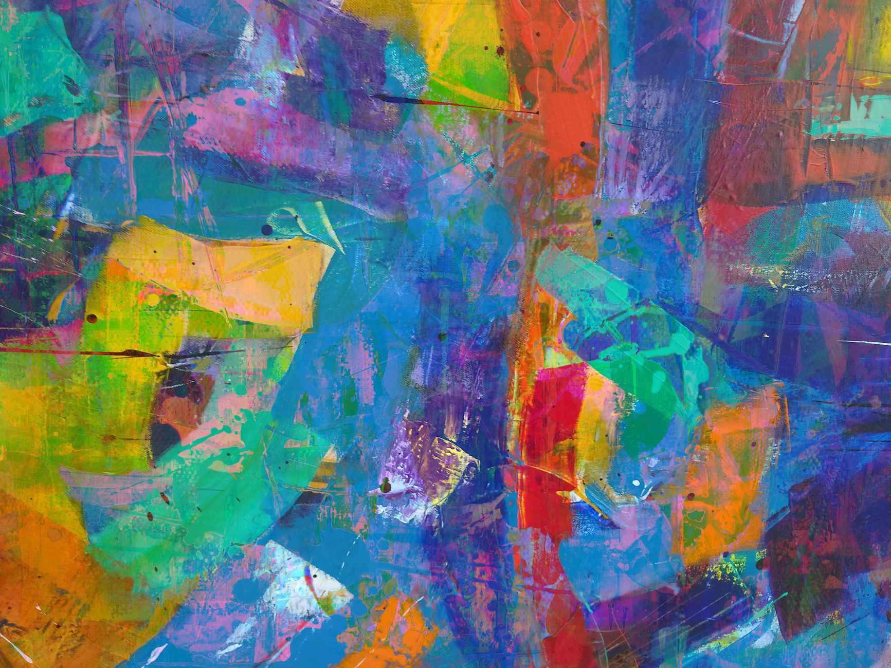 close up photo of an abstract painting
